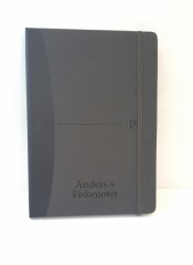 Lækker Notesbog A5 med gummi omslag